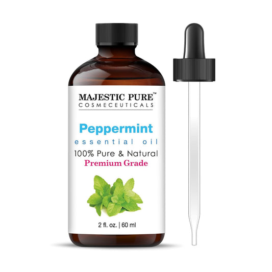 premium-grade-100-pure-peppermint-essential-oil-with-glass-dropper---2-fl-oz---ideal-for-diffusers-skin-aromatherapy-massage---natural-and-majestic-pure-1