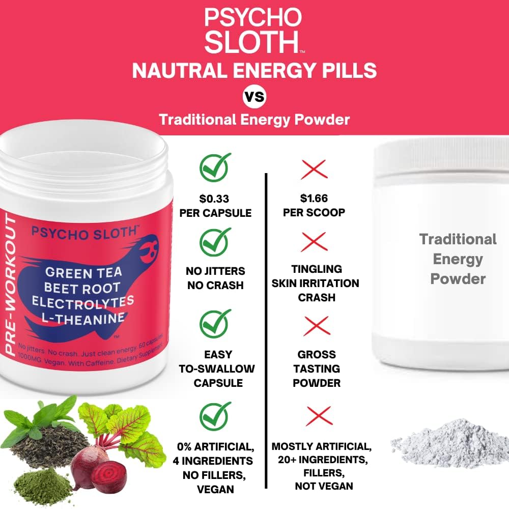 bundle-goba-tea-pre-workout-pills-creatine-hcl---boost-energy-muscle-growth-endurance-no-crash-no-jitters-no-bloat-30-pre-workout-75-creatine-hcl-servings-2