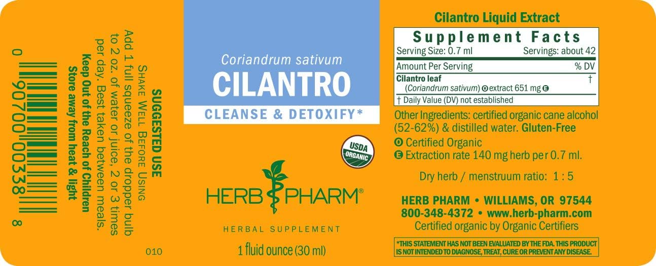 organic-cilantro-extract-for-cleansing-detox-support---2-pack---1oz-each---herb-pharm-certified-organic-2