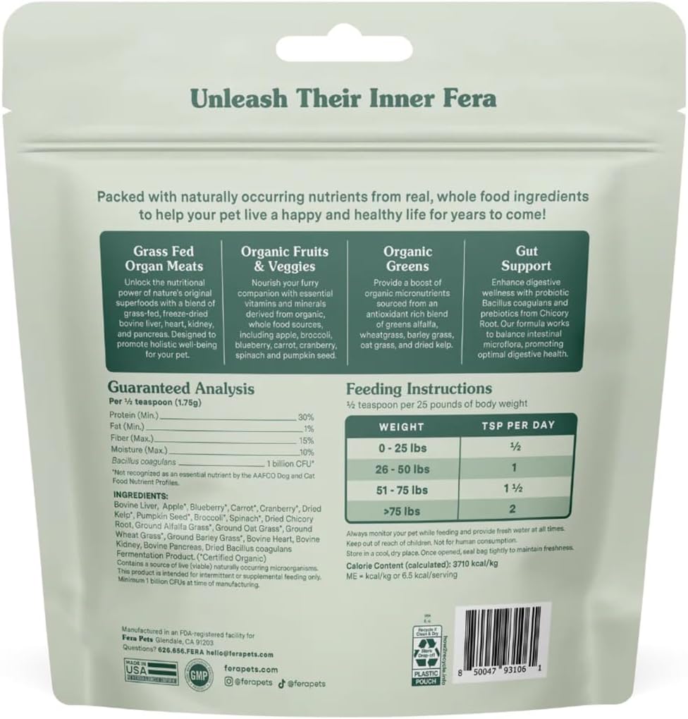 vet-formulated-fera-pet-organics-whole-food-multivitamin-powder-supplement-for-cats-and-dogs---37oz---with-minerals-micronutrients-prebiotics-and-probiotics-7