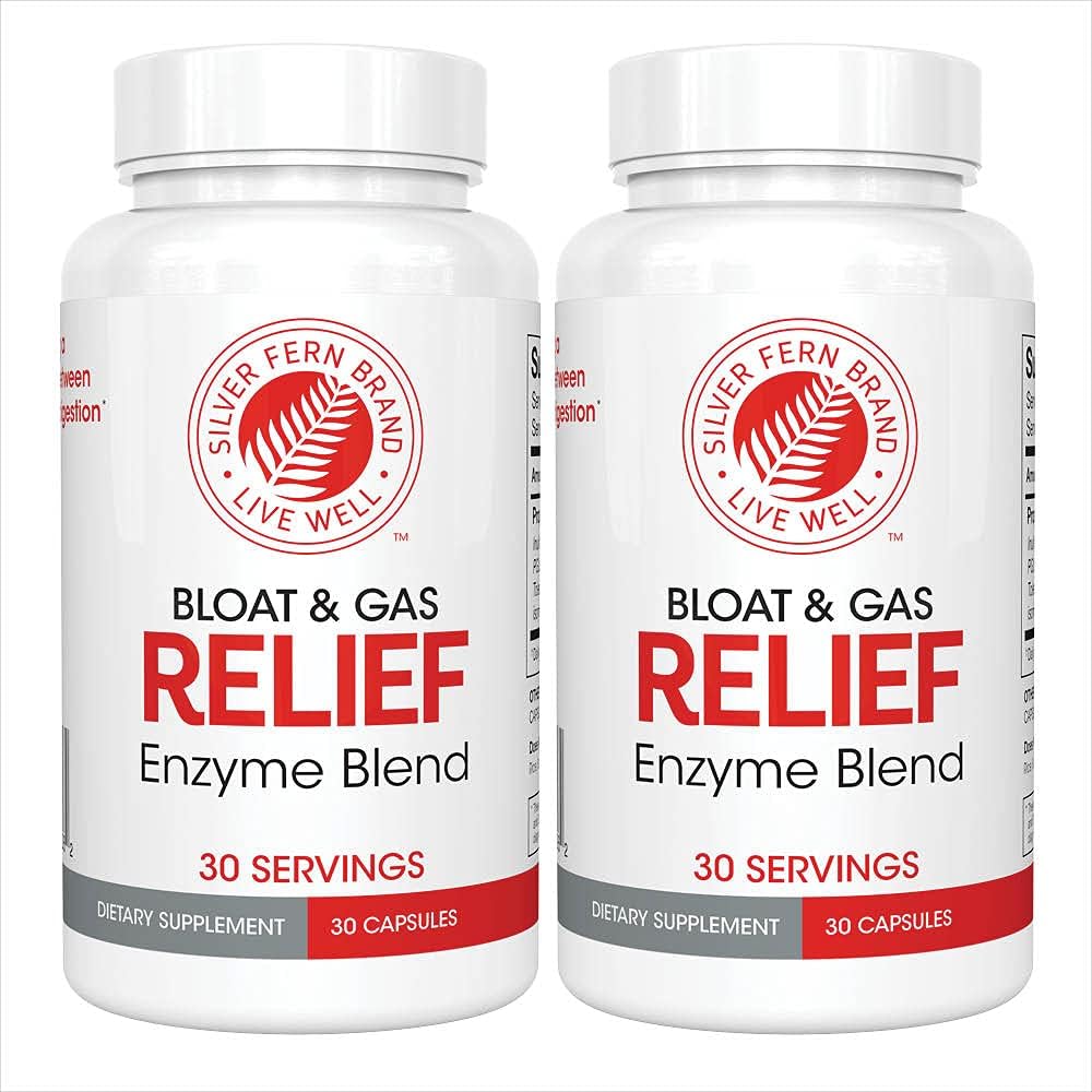 digestive-enzyme-blend-for-bloat-gas-relief---fodmap-friendly-with-tolerase-l---2-bottles-60-servings---pectinase-more-1