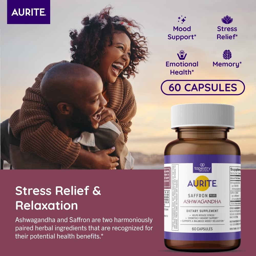 60-count-aurite-saffron-ashwagandha-supplement-for-stress-management-mood-support-and-long-term-memory---vegetarian-non-gmo-gluten-free-soy-free---2-months-supply-for-women-men-2