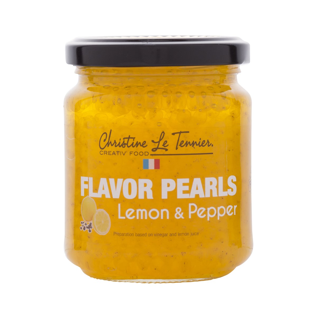 lemon-pepper-flavor-pearls-by-christine-le-tennier---7oz-jar---gourmet-garnish-for-dishes-1