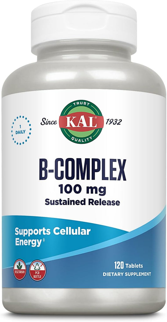 sustained-release-vitamin-b-complex-with-natural-base-and-mint-coating---vegetarian---120-tablets-60-day-guarantee---energy-support-supplement-1