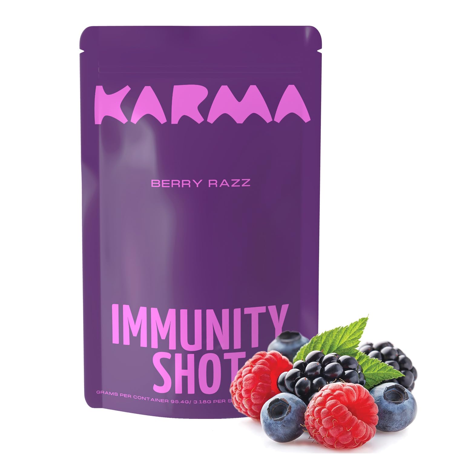 berry-razz-karma-nutrition-immunity-shot-with-echinacea---supports-immune-system-skin-health---elderberry-turmeric-vitamins-c-b12-d---convenient-delicious-boost-1