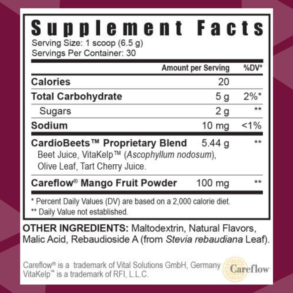 youngevity-cardiobeets-powder-supplement---195g-jar---rich-in-antioxidants-and-nitric-oxide-boosting-ingredients-for-heart-health-2