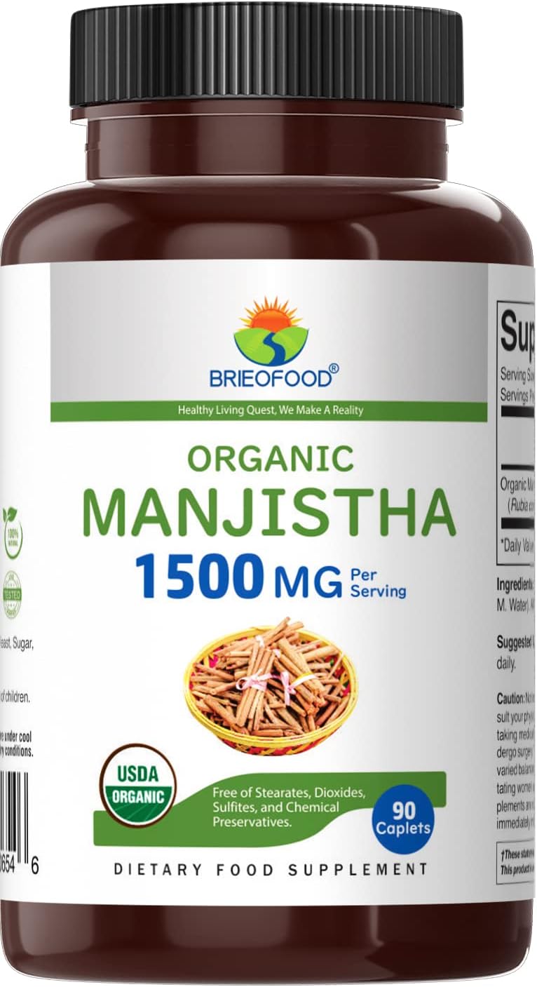 organic-manjistha-1500mg-supplement---45-servings-vegetarian-gluten-free-tablets---brieofood-2