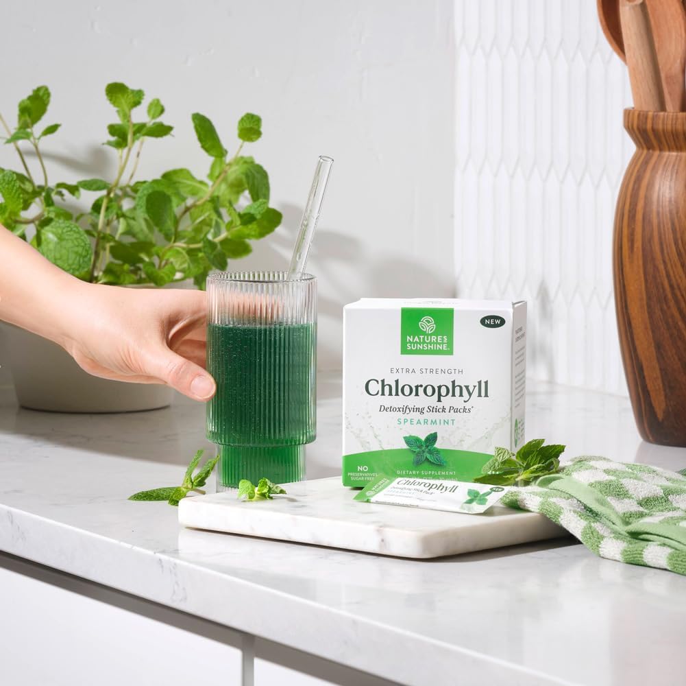 natures-sunshine-chlorophyll-stick-packs---detox-gut-health-boost---spearmint-flavor---convenient-delicious-7