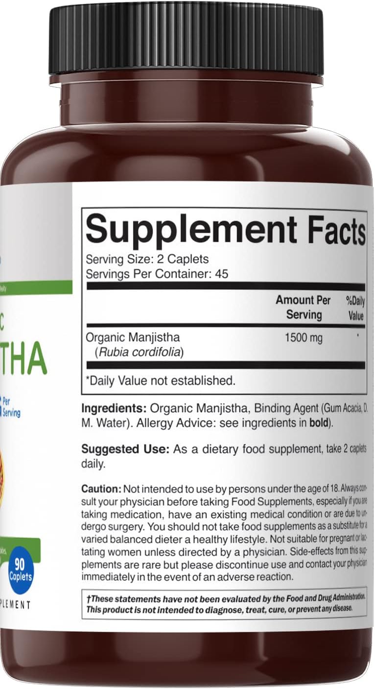 organic-manjistha-1500mg-supplement---45-servings-vegetarian-gluten-free-tablets---brieofood-4