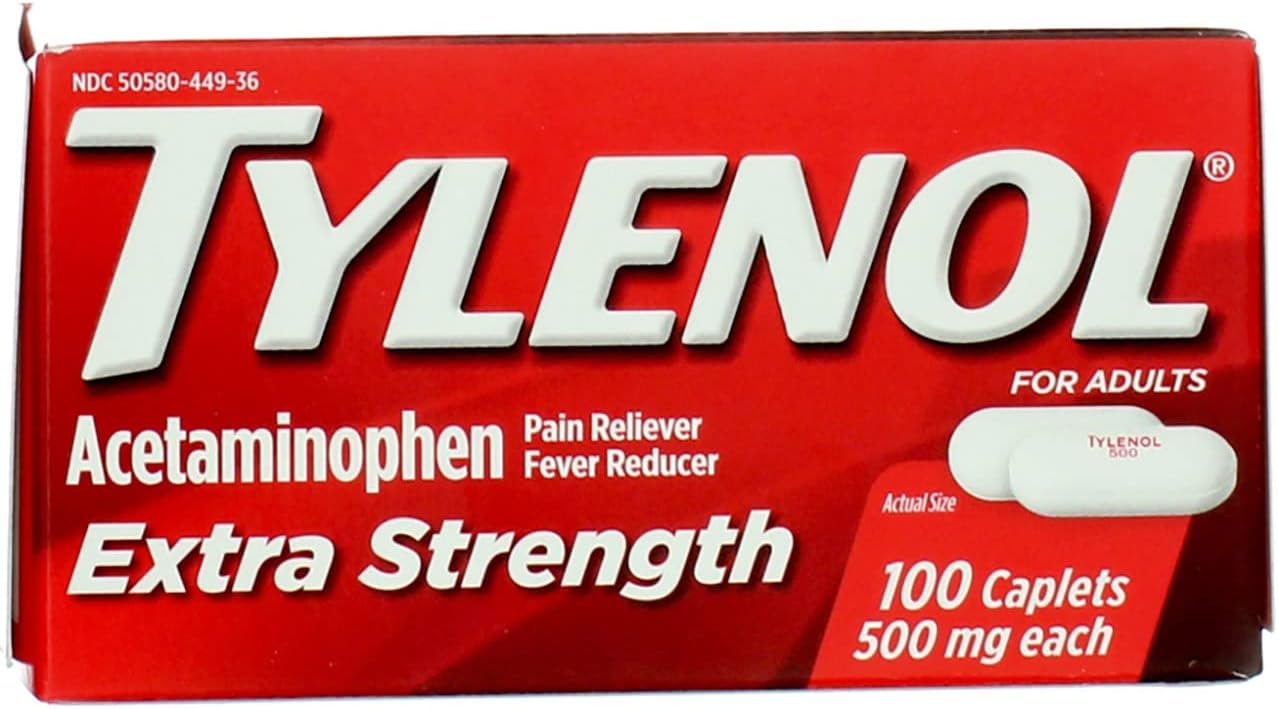 tylenol-extra-strength-caplets-100ct---2-pack-500mg-pain-reliever---100-size-1