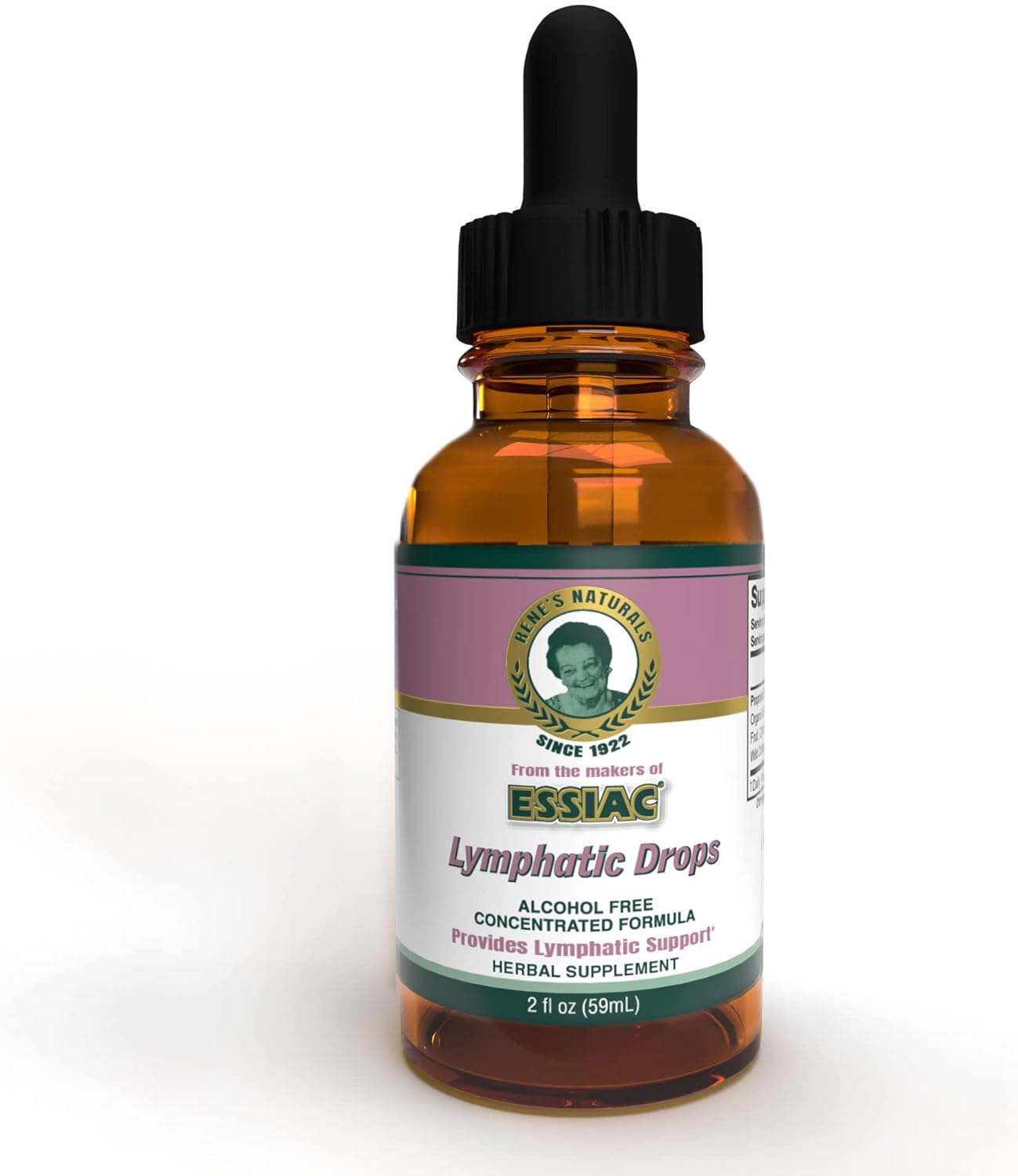 renes-naturals-lymphatic-drops---concentrated-5-herb-formula-alcohol-free-sugar-free-vegan-herbal-supplement-kosher-certified---2oz-up-to-2-months-supply-5