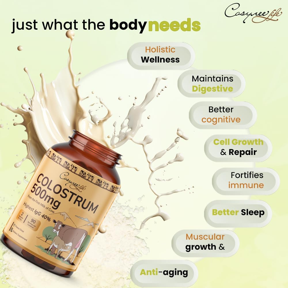 freeze-dried-colostrum-supplement---180-capsules-40-igg-immunoglobulins-1200mg-per-serving-grass-fed-bovine-first-milk-organic-2