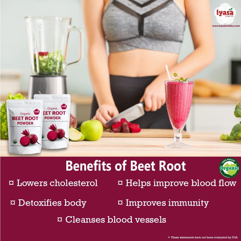 iyasa-holistics-organic-beet-root-powder---plant-based-superfood-for-nitric-oxide-boost-and-blood-circulation-support---vegan-and-gluten-free---8-oz-223-gm---ideal-for-pre-and-post-workout-baking-and-cooking-6
