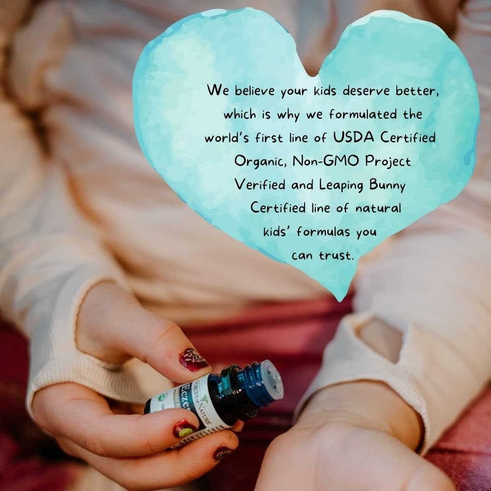 Organic Homeopathic Eczema Control for Kids, 0.17 Fl Oz - Soothing Treatment for Dry, Itchy Skin - Multi Symptom Relief, Steroid-Free Care from Forces of Nature - Espot.com.au