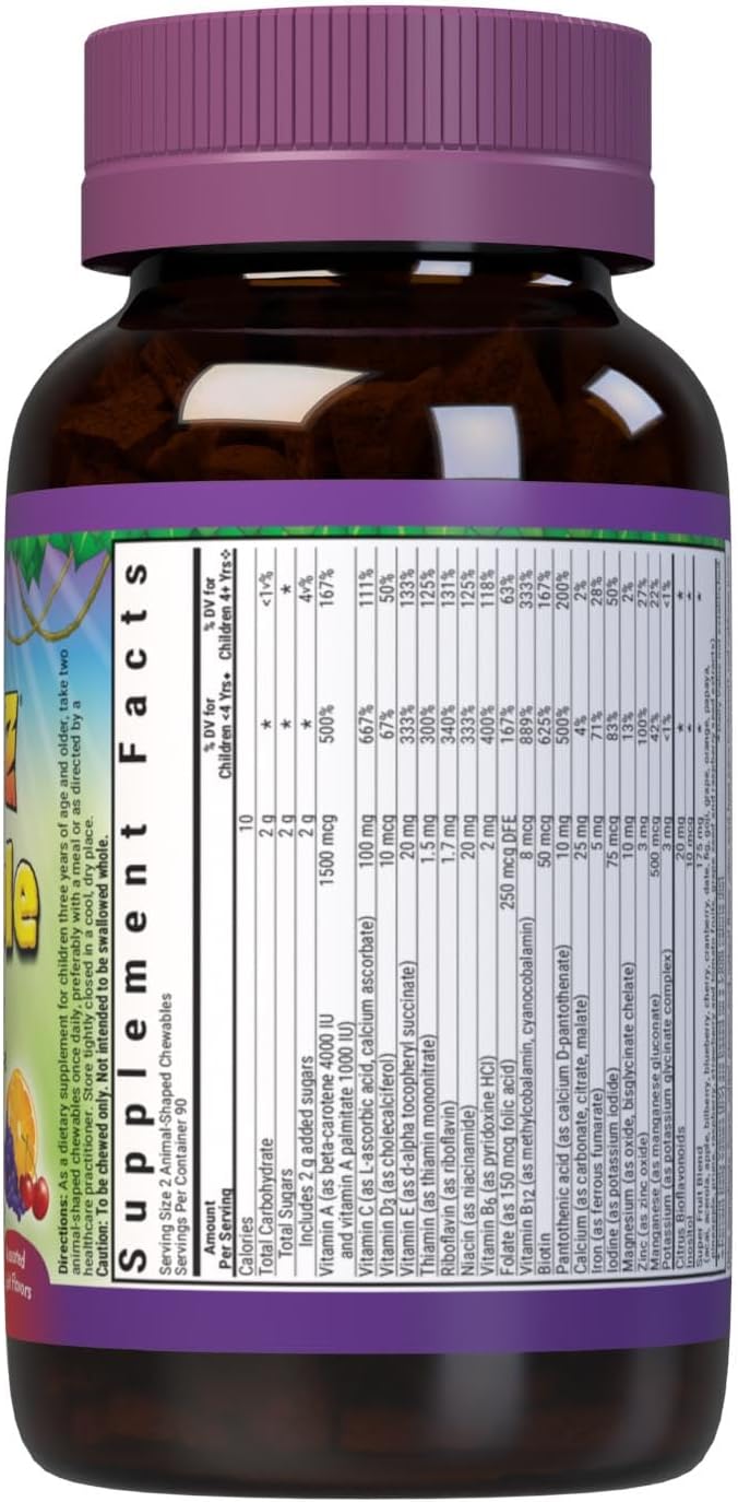 bluebonnet-nutrition-rainforest-animalz-kids-multivitamin---180-chewable-tablets-whole-food-based-vitamin-c-d3-iron---gluten-free-milk-free-kosher---mixed-flavor-2