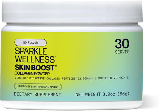 Collagen Peptides Protein Powder with Vitamin C for Skin Boost - Flavorless Verisol Collagen Supplement Drink, 2.8oz - Espot.com.au
