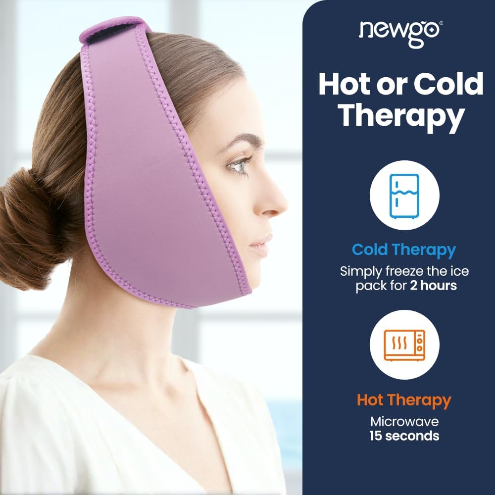 purple-jaw-ice-pack-with-4-hot-cold-therapy-gel-packs-for-oral-pain-relief---ideal-for-wisdom-teeth-tmj-chin-facial-surgery-tooth-extraction---head-wrap-for-face-6