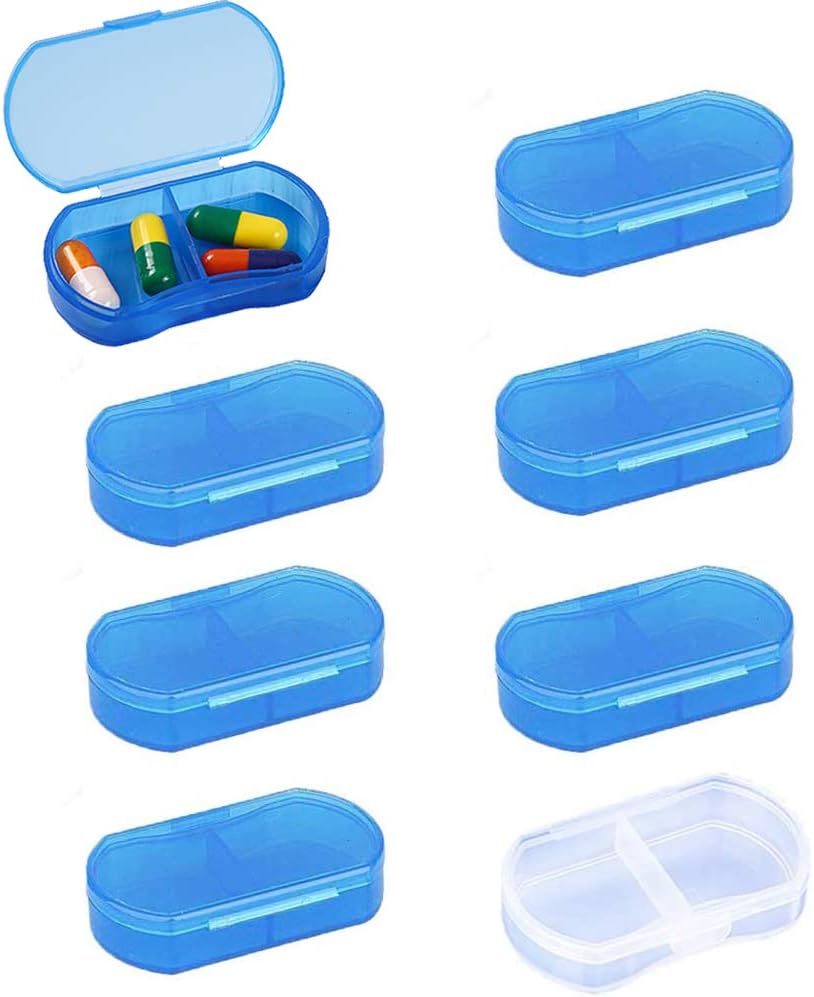 8pcs-pill-case-organizer-pocket-small-pill-holder---daily-am-pm-containers---medicine-vitamin-holder---travel-friendly-pill-organizer-for-purse---blue-color-1