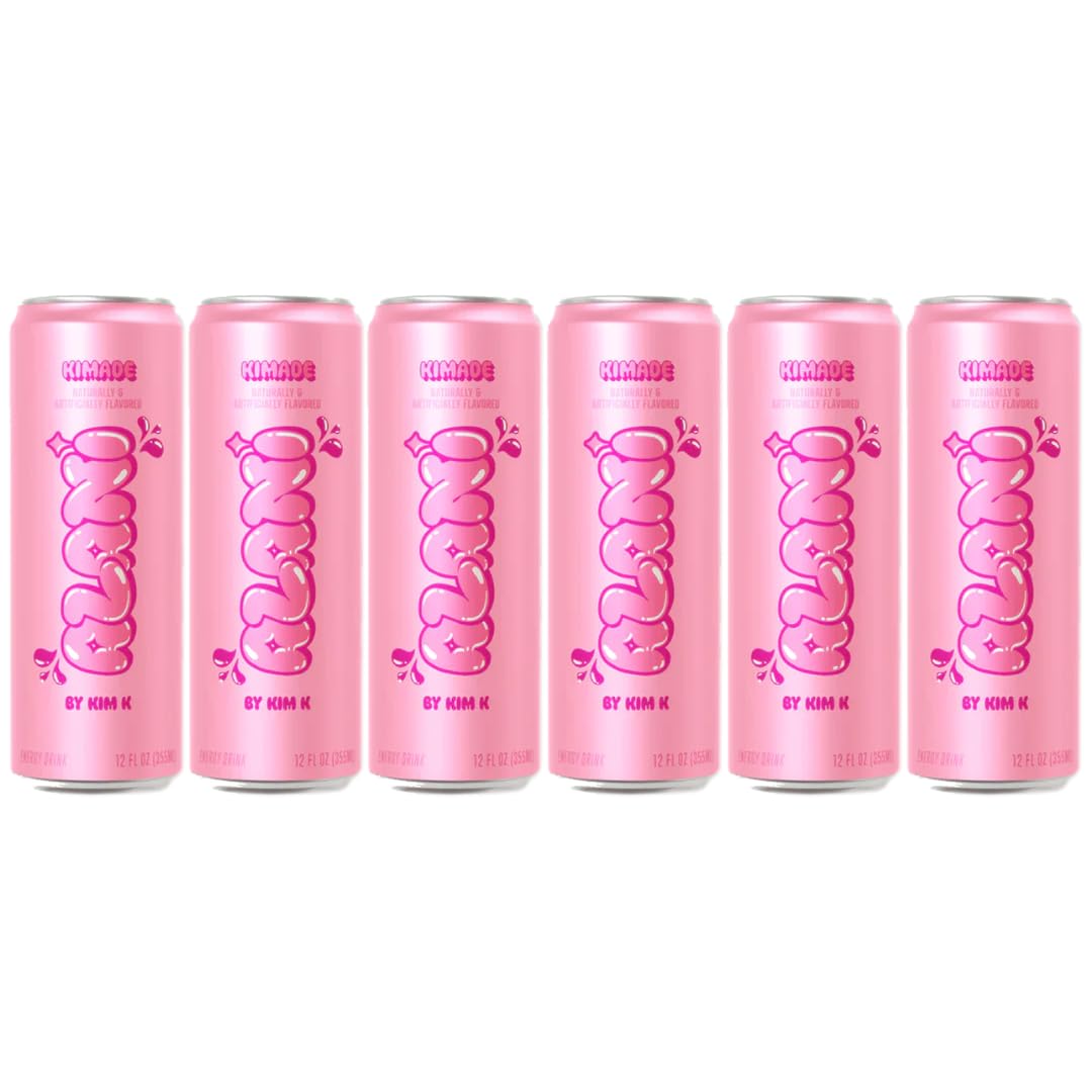 6 Pack of KIMADE Sugar Free Low Calorie Energy Drinks in 12 Fl Oz Cans - Espot.com.au