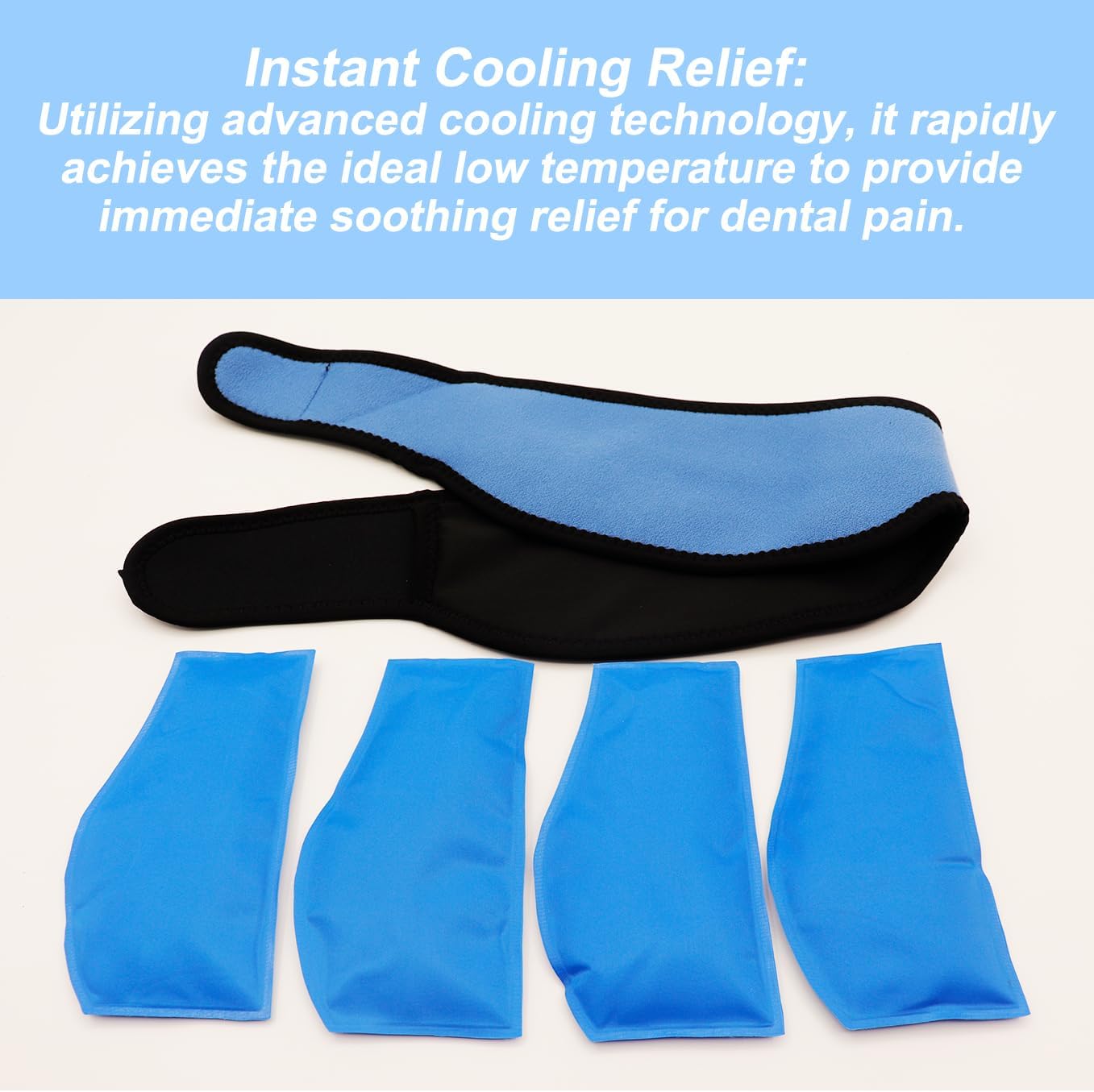 reusable-face-ice-pack-for-jaw-and-toothache-relief---cold-compress-for-head-and-chin---hot-or-cold-gel-packs-for-tmj-oral-surgery-dental-implants---includes-1-wrap-and-4-ice-packs-7