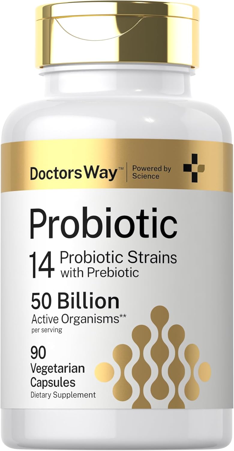 50-billion-probiotic-supplement-with-14-strains-prebiotic---90-capsules---doctors-way---vegetarian-non-gmo-gluten-free---for-men-and-women-1