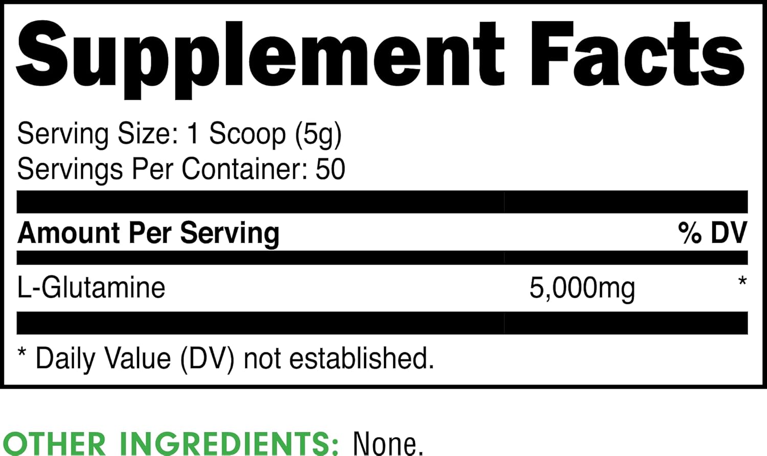 highly-potent-bucked-up-l-glutamine-powder---5000mg-50-servings-250g---muscle-recovery-immune-support-supplement-2