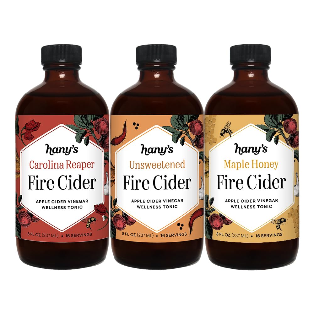 hanys-harvest-maple-honey-fire-cider-16-fl-oz-glass-bottle---all-natural-immune-digestive-support---small-batch-handcrafted-7