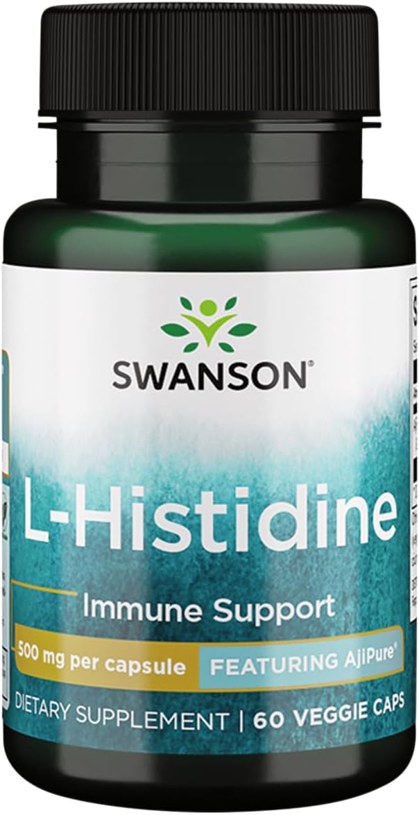 high-quality-swanson-amino-acid-supplement---ajipure-l-histidine-500mg---60-vegetarian-capsules---pharmaceutical-grade-1