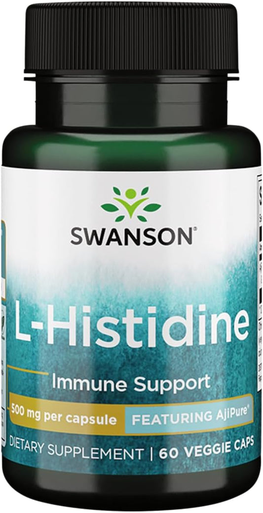 high-quality-swanson-amino-acid-supplement---ajipure-l-histidine-500mg---60-vegetarian-capsules---pharmaceutical-grade-1