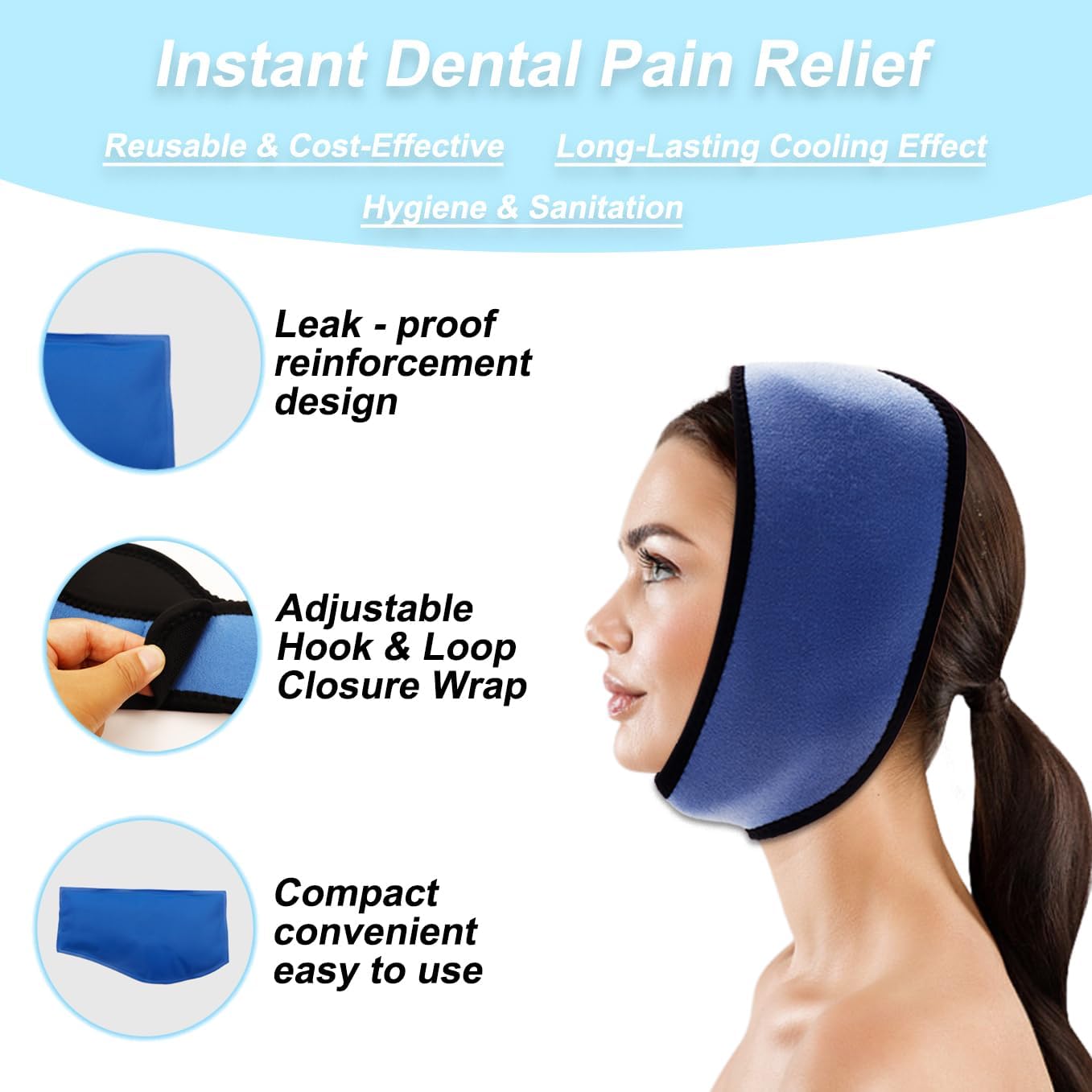 reusable-face-ice-pack-for-jaw-and-toothache-relief---cold-compress-for-head-and-chin---hot-or-cold-gel-packs-for-tmj-oral-surgery-dental-implants---includes-1-wrap-and-4-ice-packs-2