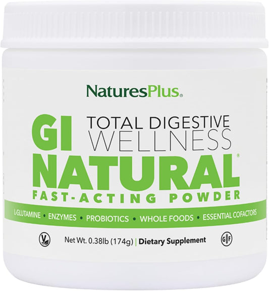 natures-plus-gi-natural-drink-powder---614-oz---vegetarian-dietary-supplement-with-probiotics-prebiotics-enzymes-for-digestive-wellness---gluten-free---30-servings-1