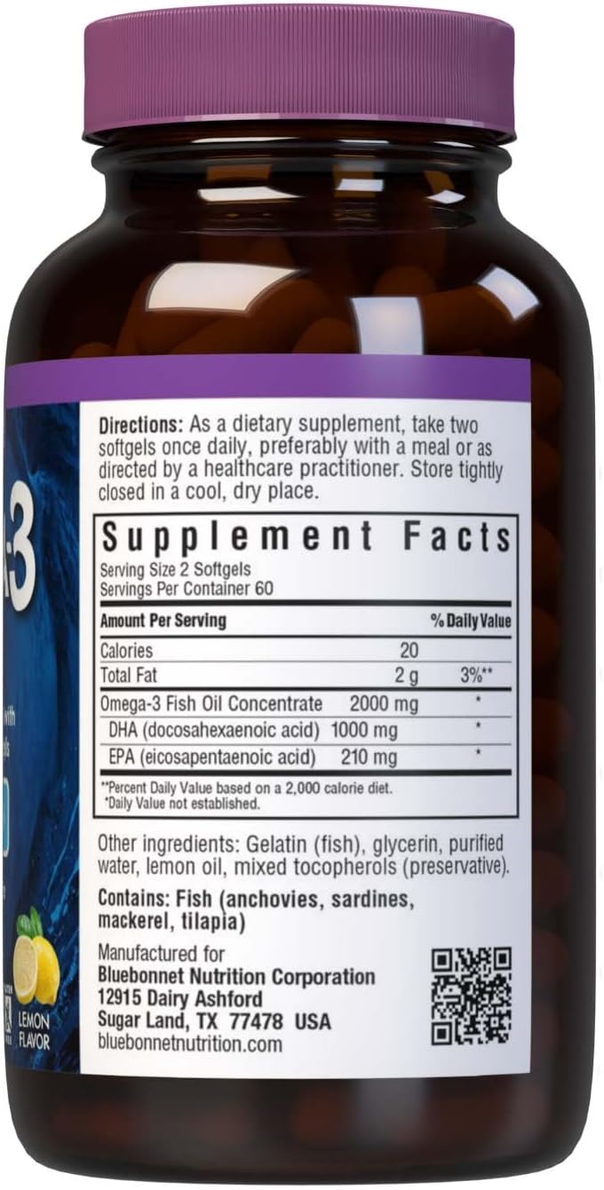 bluebonnet-nutrition-omega-3-brain-formula-1000mg-dha-210mg-epa-supplement---cognitive-health-wellness-support-with-wild-caught-triglyceride-form-highly-concentrated-softgels-lemon-flavor---120-count-6