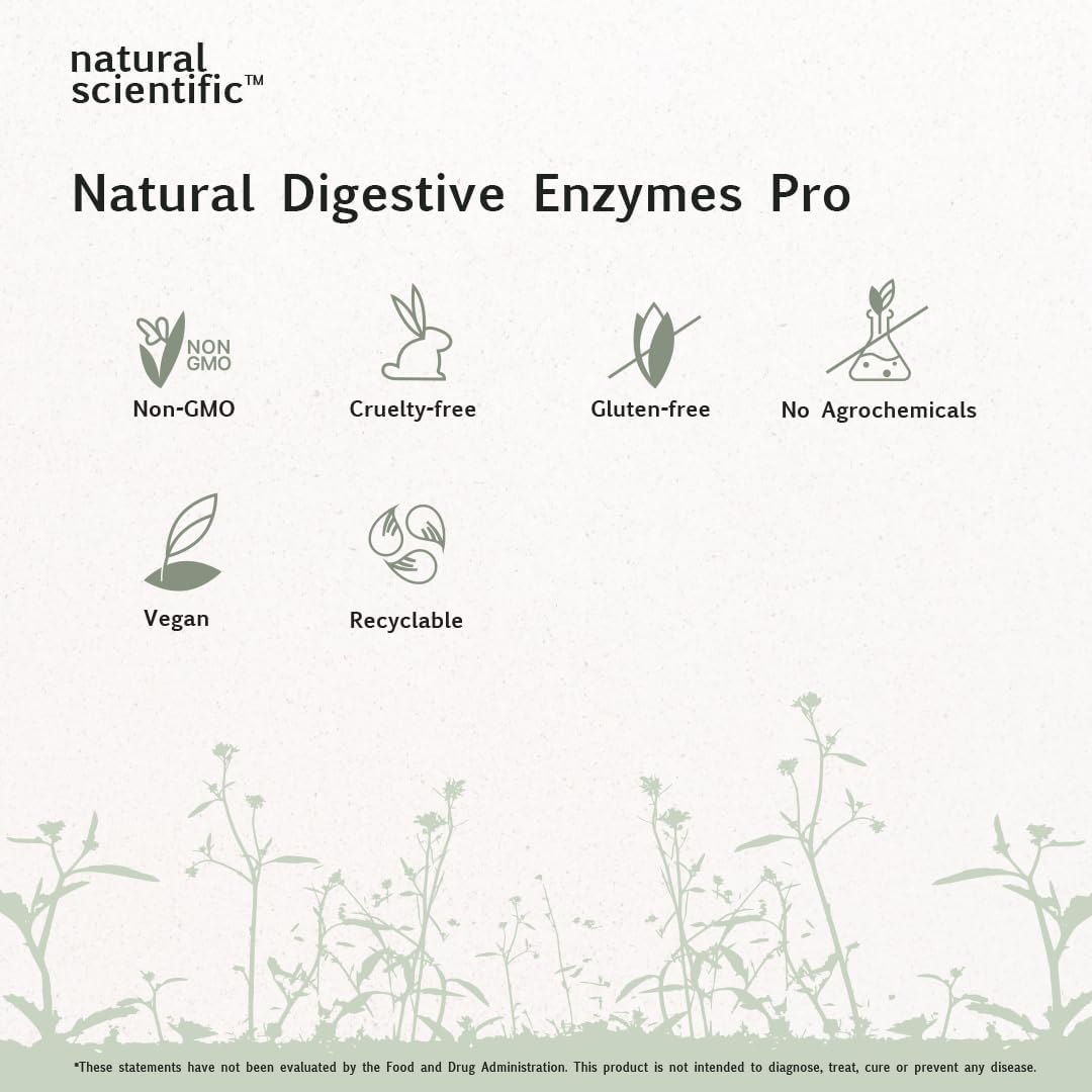 Plant-Based Digestive Enzymes with Probiotics & Prebiotics - 18 Natural Enzymes for Digestion - Papaya & Pineapple - 60 Capsules - Espot.com.au