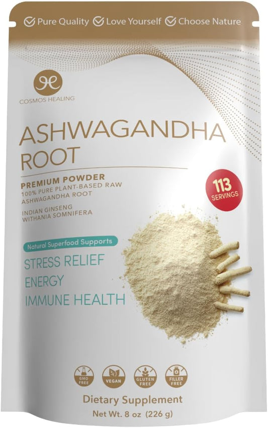organic-ashwagandha-root-powder---ayurvedic-stress-support-energy-booster---8-oz---113-servings---non-gmo-vegan-gluten-free---2g-per-serving-1
