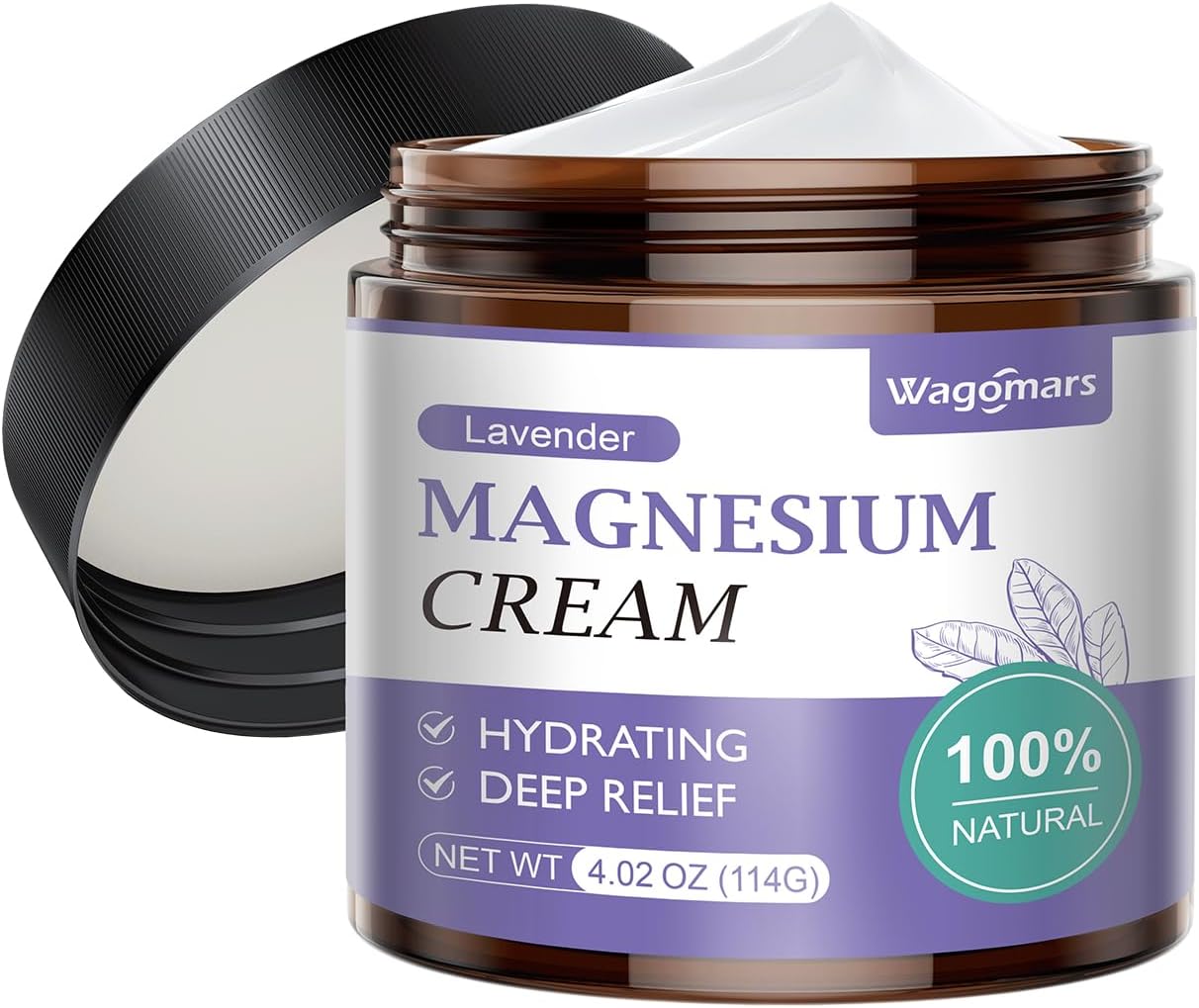 lavender-magnesium-cream-for-sleep---topical-lotion-for-leg-cramps-pain-relief-muscle-relaxation---natural-body-butter-for-hydration---safe-for-kids-9