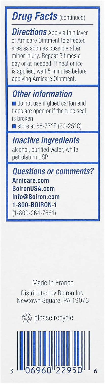 boiron-arnicare-ointment---soothing-relief-for-joint-and-muscle-pain-swelling-and-bruises---non-greasy-fragrance-free-formula---1-oz-4