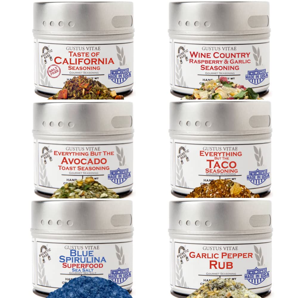 artisanal-california-seasonings-gift-set---6-pack-of-gourmet-spice-blends-non-gmo-msg-free-handcrafted-in-usa-magnetic-tins-gustus-vitae-1