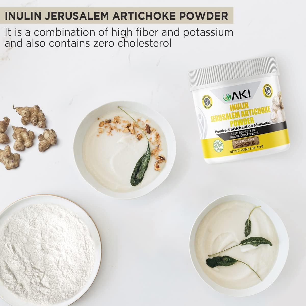 organic-jerusalem-artichoke-inulin-powder---6oz-170g-rich-in-fiber-prebiotics-for-coffee-smoothies-meals-vegan-gluten-free---1-pack-2