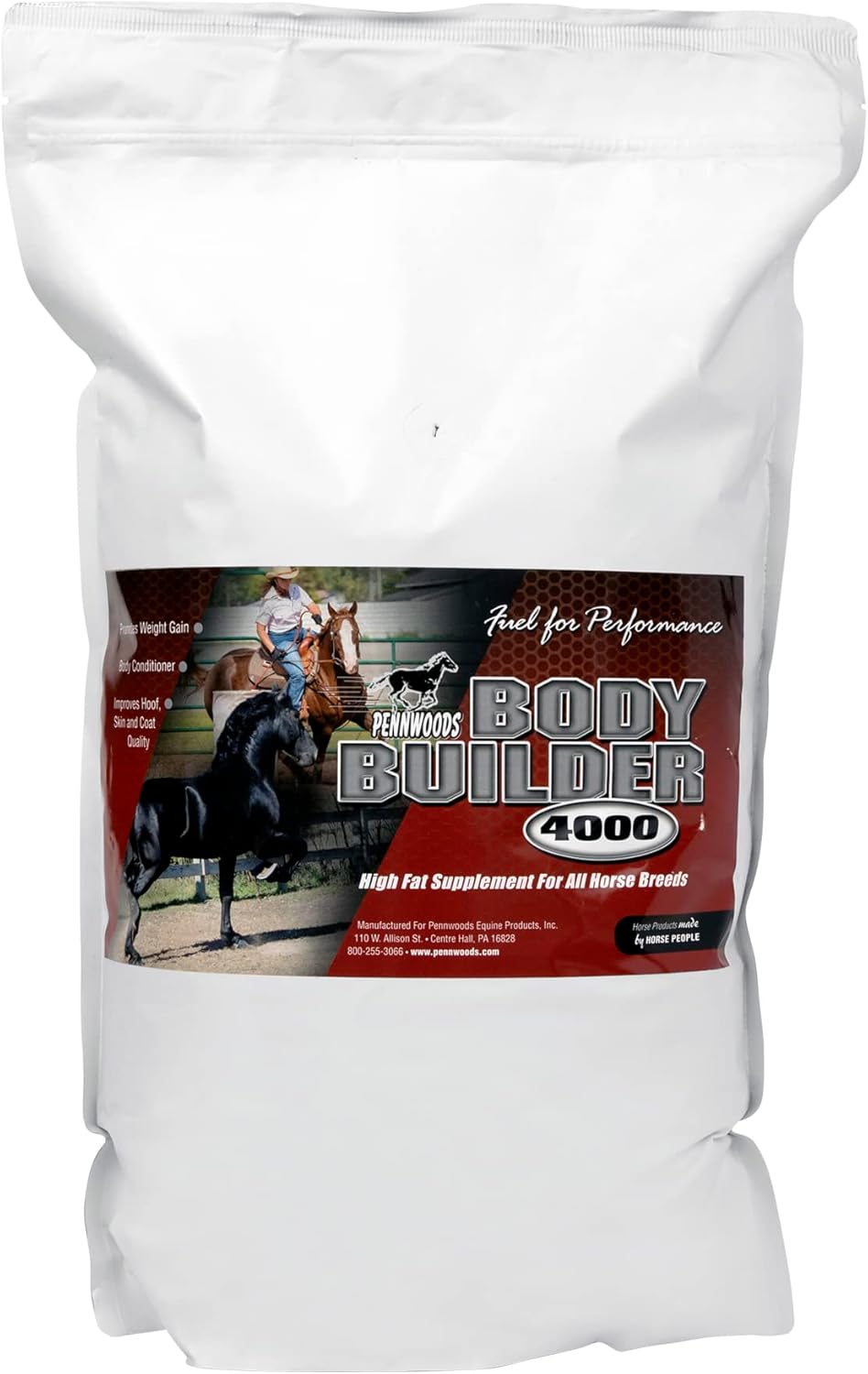 pennwoods-body-builder-4000-horse-weight-gain-supplement---11-lb-bag---high-fat-energy-with-horse-vitamins---improves-hoof-quality-body-conditioning-1