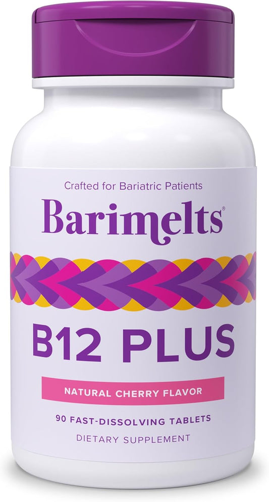 barimelts-vitamin-b12-plus-90-tablets---3-month-supply---sugar-free-bariatric-vitamins-for-women---includes-b12-b6-folate-biotin---natural-cherry-flavor-1