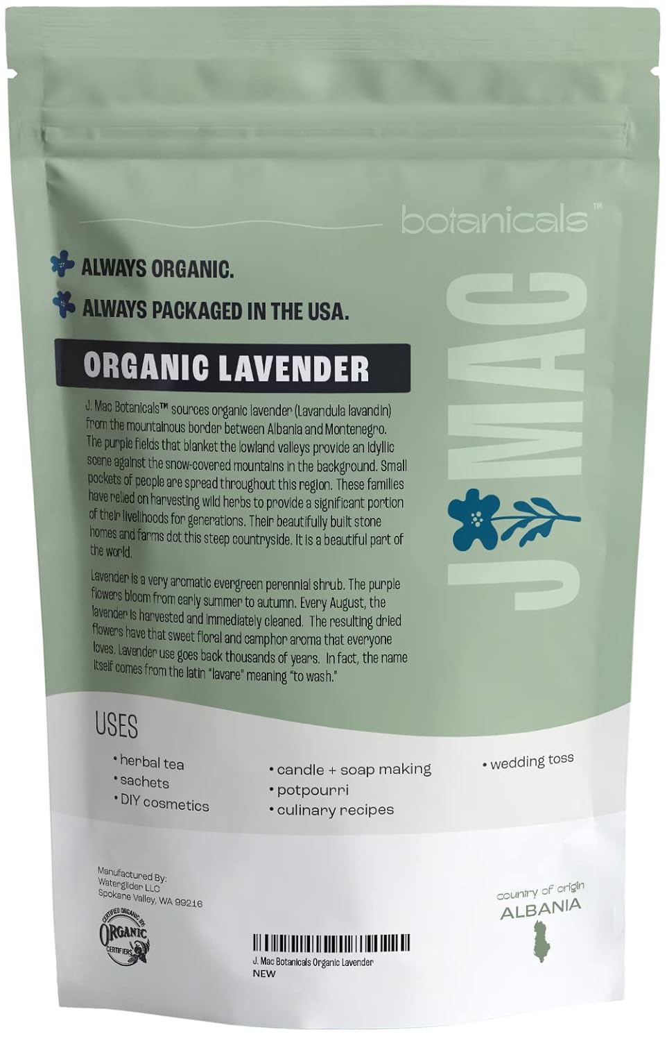 organic-lavender-buds---16-oz-bulk-bag-by-j-mac-botanicals-dried-flower-petals-for-aromatherapy-crafts-6