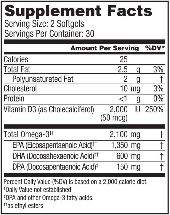 oceanblue-professional-omega-3-2100-triple-strength-burpless-fish-oil-supplement---60-ct---high-potency-epa-dha-dpa-vitamin-d3---wild-caught---vanilla-flavor-2