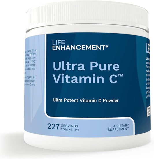 Ultra Pure Vitamin C Powder - 1,100 mg Ascorbic Acid Supplement - 227 Servings for Life Enhancement - Espot.com.au