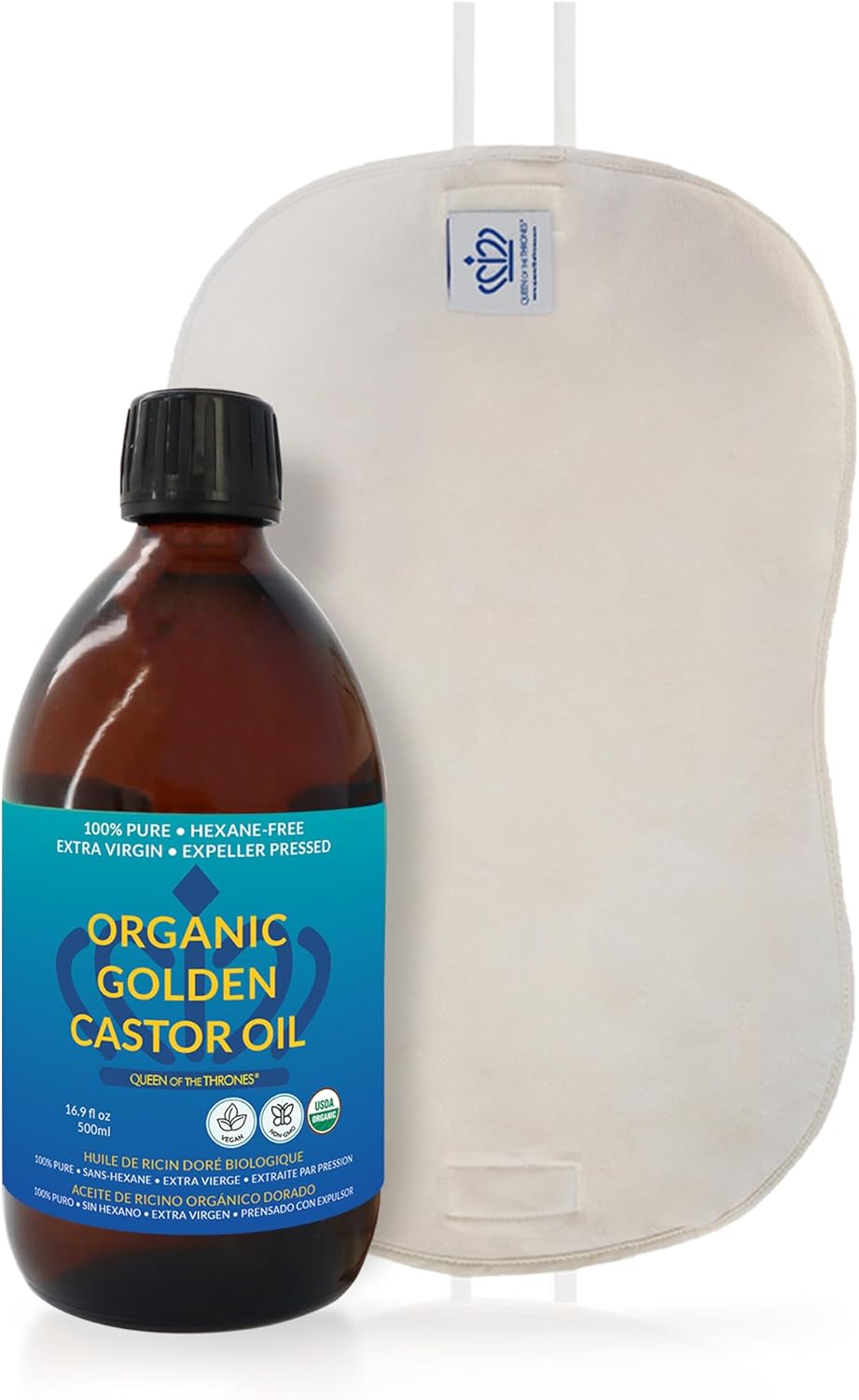 organic-cotton-flannel-liver-kit-with-reusable-castor-oil-pack---naturopathic-doctor-designed---includes-169-oz-castor-oil---soft-straps-for-comfort-fit-2