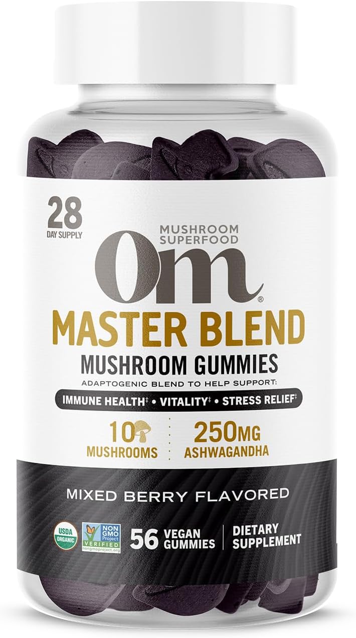 om-mushroom-superfood-master-blend-gummies---56-count-mixed-berry---10-mushroom-complex-with-lions-mane-chaga-cordyceps---adaptogens-for-immune-health-vitality-stress-relief-1