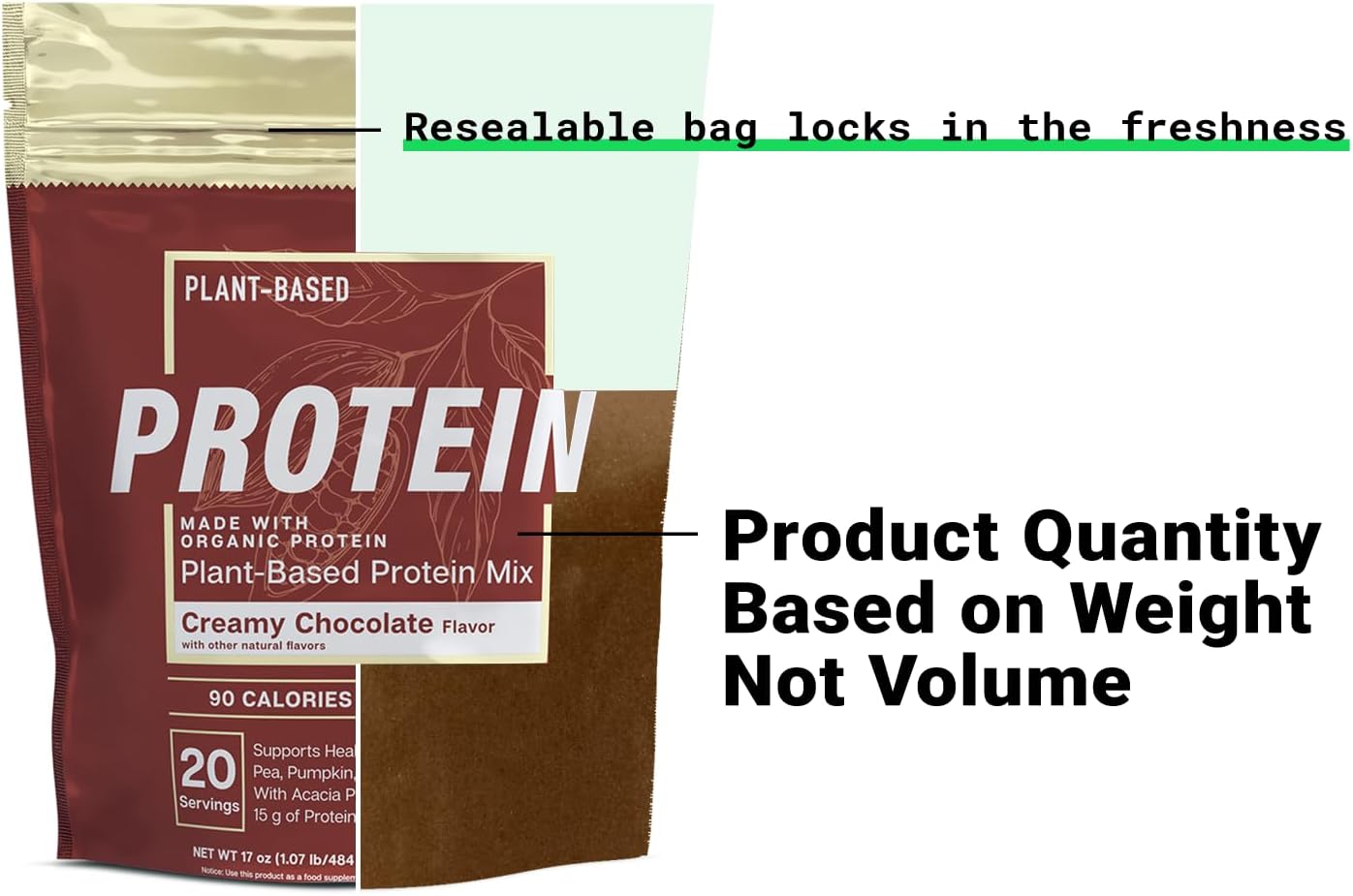 creamy-chocolate-pea-protein-powder---plant-based-vegan-blend-keto-friendly-gluten-free-20-servings-17-oz-2