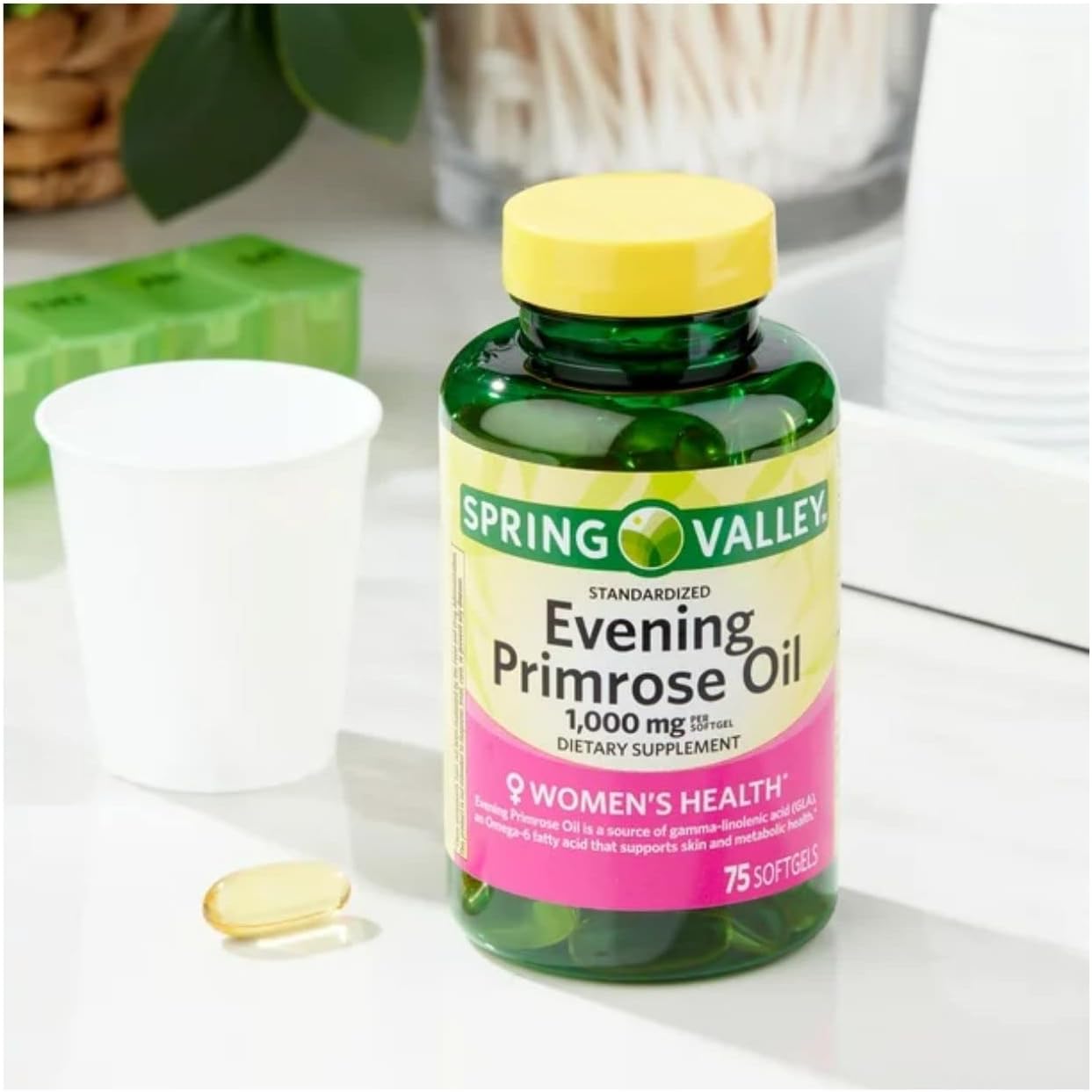 sts-home-spring-valley-evening-primrose-oil-1000mg-capsules---75-count-with-bonus-sts-sticker-2