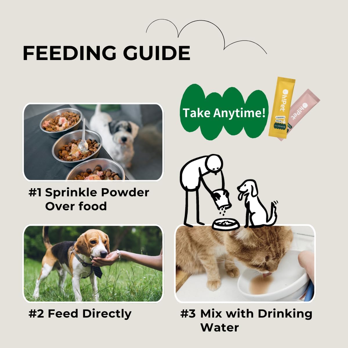 5-in-1-digestive-probiotics-powder-for-dogs-cats---chicken-flavor---7-billion-cfus-prebiotics-enzymes-fiber---30-packets-5