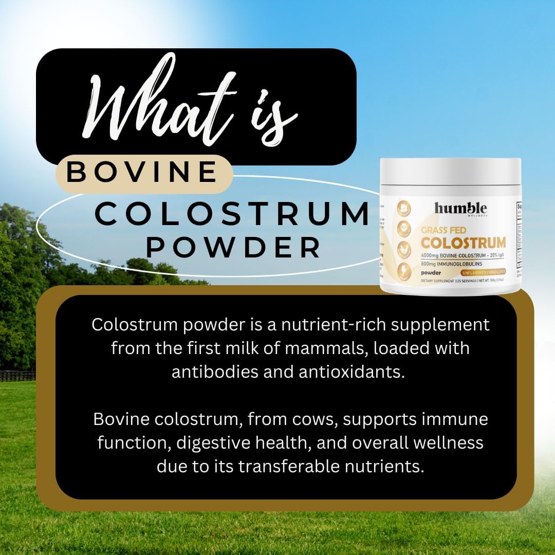premium-grass-fed-colostrum-powder---high-igg-content-800mg-immunoglobulins-unflavored---25-servings-35-oz---humble-wellness-4