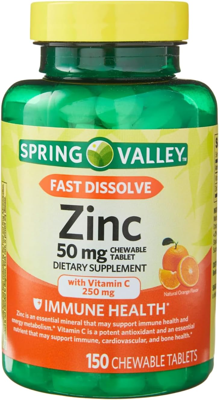 spring-valley-fast-dissolve-zinc-with-vitamin-c-chewable-tablets---orange-flavor-150-count-by-schmidt-empire-1